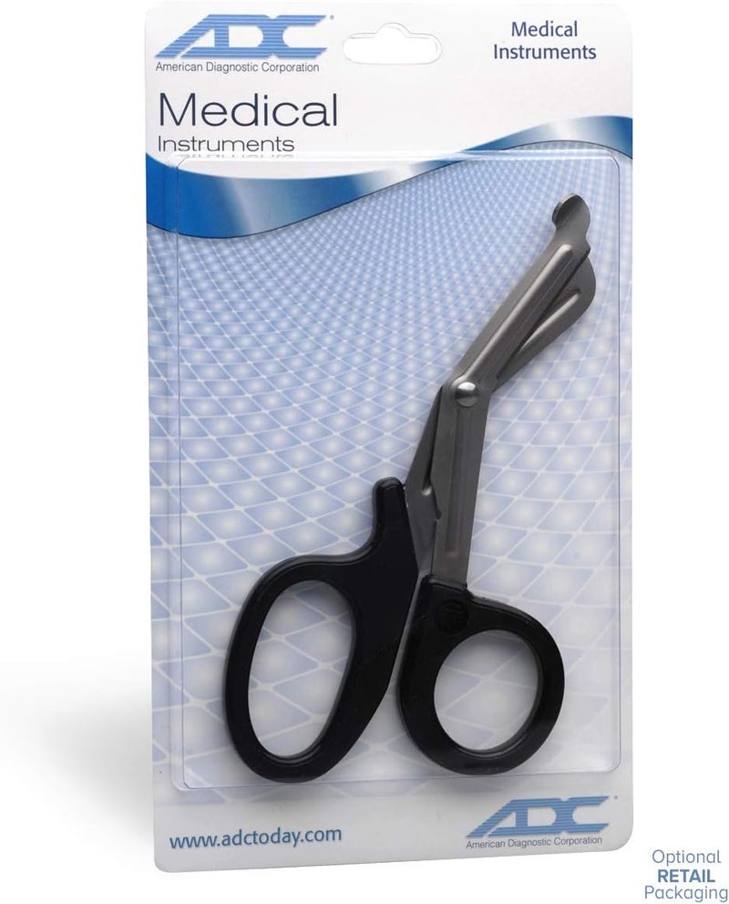 ADC 320 Medicut EMT Shears - Medical Grade Stainless Steel Utility Scissors, 7.25" Length, Red - Image 3